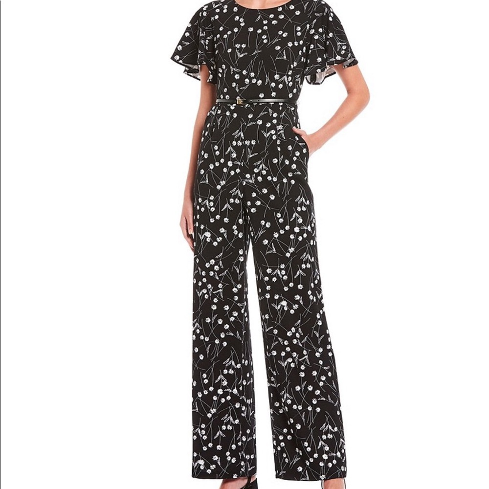 Price drop! Calvin Klein Jumpsuit Black Floral 😍